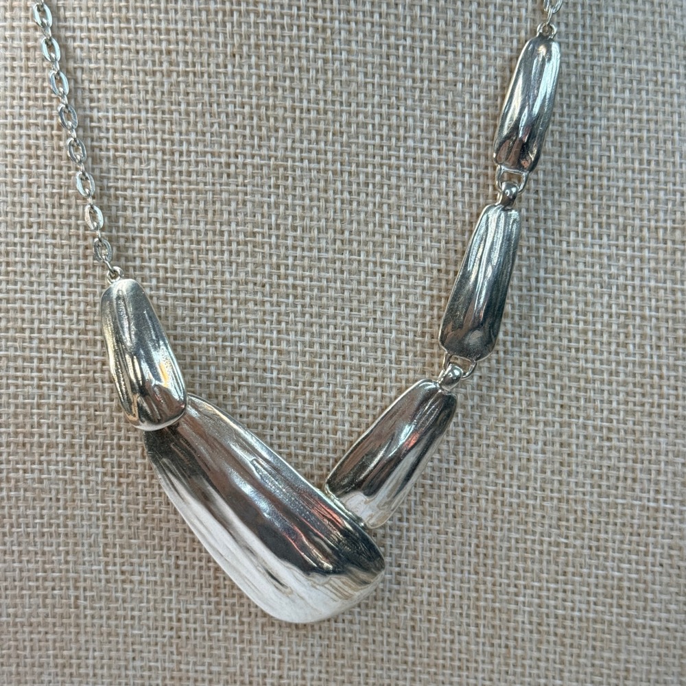 Silpada Highlands Necklace Sterling Silver Modernist Statement - Picture 2 of 8